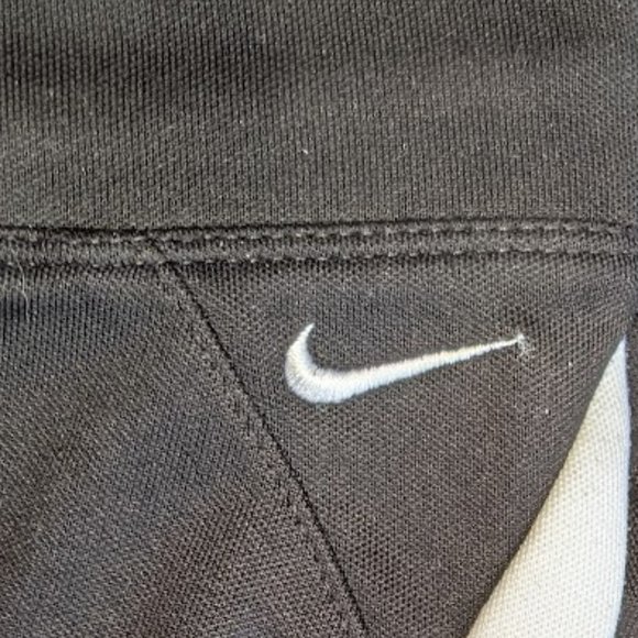 NIKE Black White Stretchy Workout Pants Size XL - Picture 3 of 4